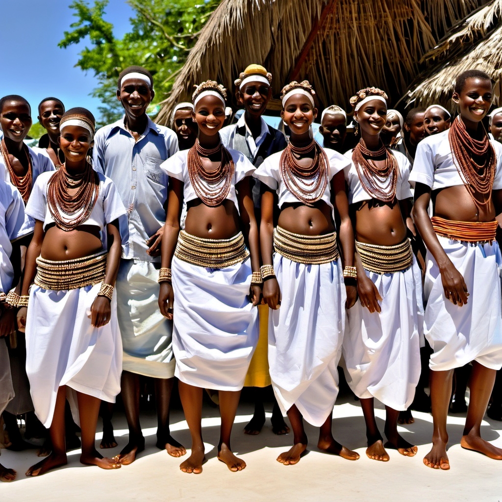 ngoma Ngoma dances dress: the most special traditional art in Zanzibar